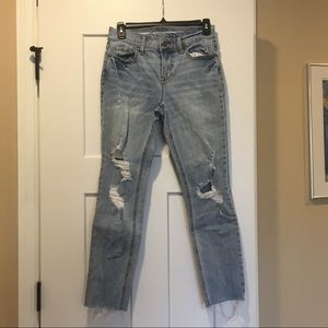 Old Navy Distressed Boyfriend Jeans
